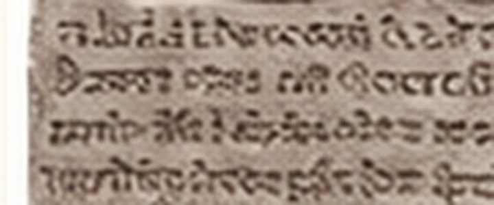 Historic Mithilakshara inscription